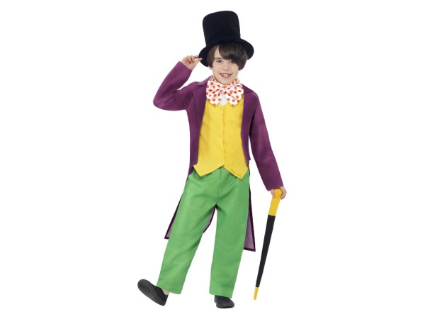 Child Willy Wonka Roald Dahl  Costume
