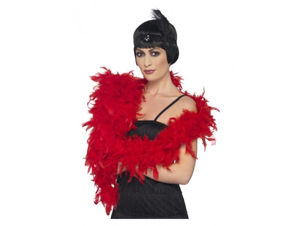 Deluxe Red Feather Boa 